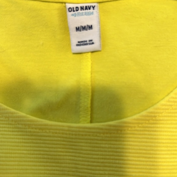 New Old Navy yellow ribbed dress size medium - Picture 5 of 5